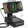 jteman foldable phone stand speaker features high-definition sound quality and a large-capacity power bank function, making it ideal for watching videos on your phone or participating in online meetings. It's also a great gift for friends