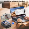 JTEMAN Foldable Phone Stand Speaker with HD Audio and Emergency Charging – A cool, tech-savvy kitchen gadget suitable for various smartphones and tablets; a great birthday gift for men and women.