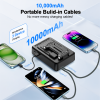 Portable 3-in-1 Bluetooth Speaker Charging Stand, All-in-One Entertainment & Charging Solution for Nightstand, Work Desk and Travel