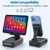 jteman L9 Bluetooth Speaker Phone Stand: Features high-definition stereo surround sound and a foldable, non-slip design. Suitable for home, office, and leisure settings—a great tech gift for friends and family.