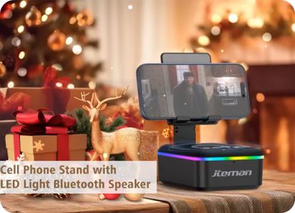 Bluetooth Speaker with Cell Phone Stand, 
Tech Gadgets Gifts