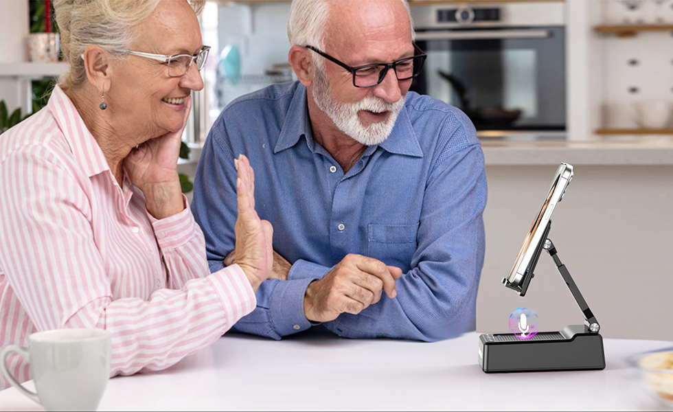 Speakerphone holder - a great helper for the elderly