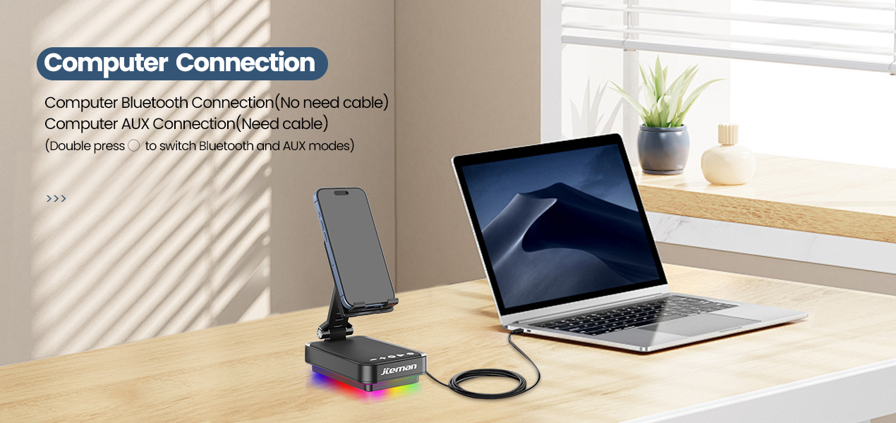 It can also be used as an external AUX speaker for computers