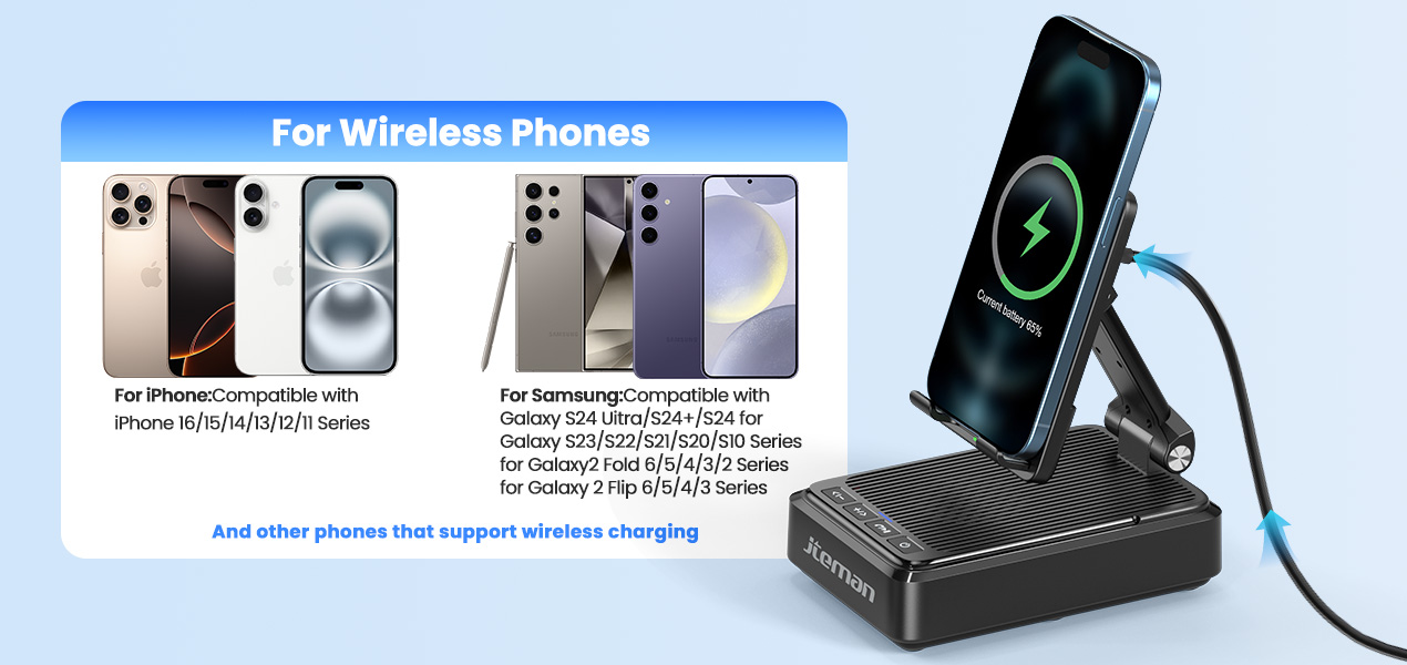 Instructions for using the charging function of the speakerphone holder
