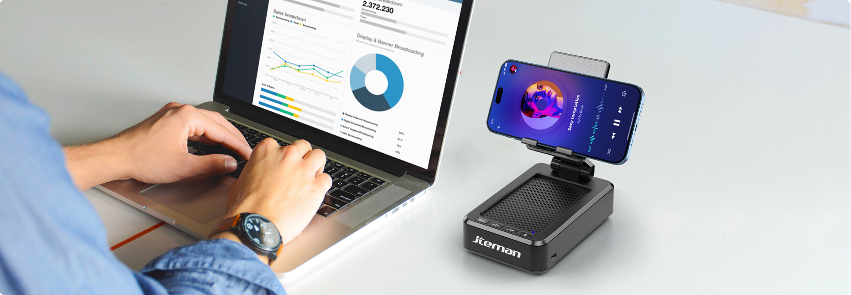 Phone speaker stand product image 1