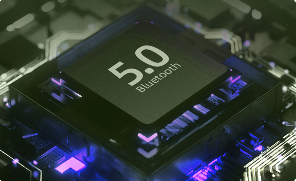 Bluetooth 5.0 chip for stable and fast connection